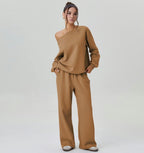 Off Shoulder 2 Piece Lounge Set